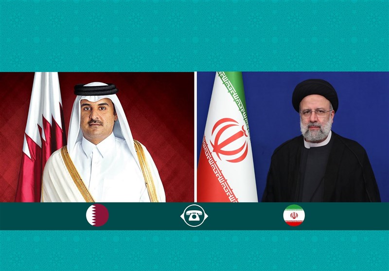 امیر قطر خطاب به رئیسی‌: گروه‌تان در جام جهانی حماسی است/ رئیس‌جمهور: ایران برای کمک به برگزاری مسابقات آمادگی دارد 
