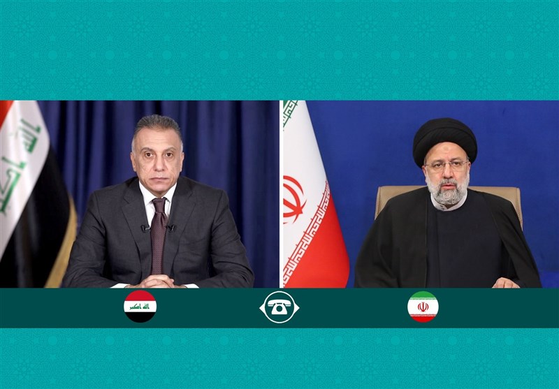آیت الله رئیسی در گفتگو با الکاظمی: انسجام و وحدت در عراق مورد تاکید ایران است 